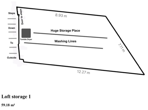 LARGE LOFT ABOVE
APARTMENT 3