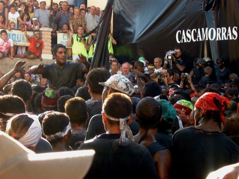 The Baza Cascomoras festival The Baza Cascomoras festival