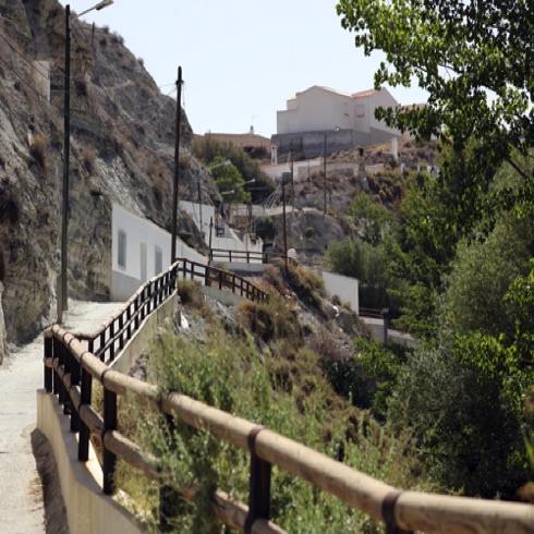 Road down to the river
