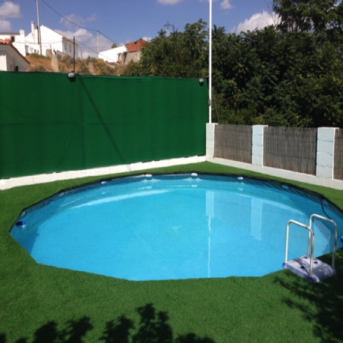Pool taken away from house